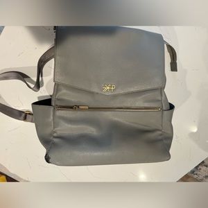 Gray freshly picked backpack